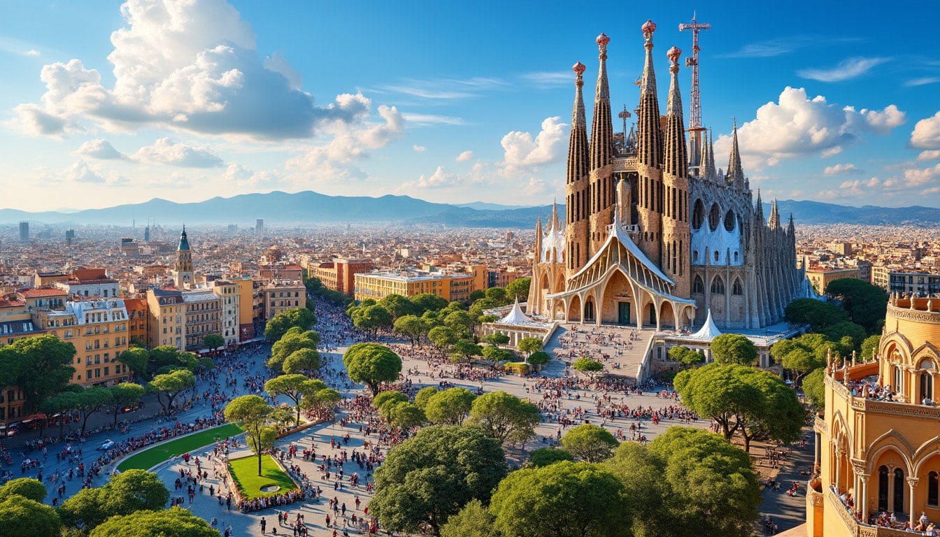 discover the top attractions and sightseeing spots in barcelona, from iconic landmarks like the sagrada familia and park güell to vibrant neighborhoods and cultural experiences that capture the essence of this stunning city. explore our guide to make the most of your visit!