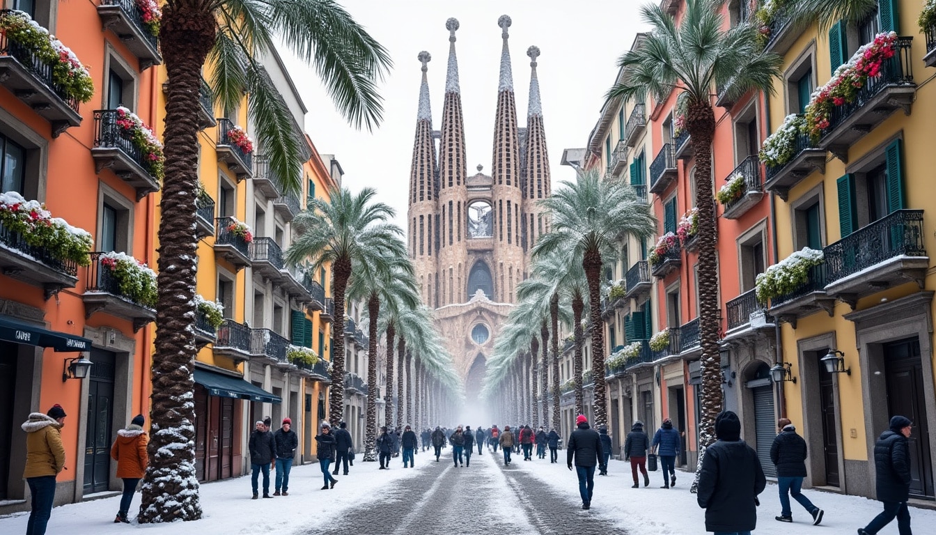 discover the surprising truth about snowfall in barcelona. explore the climate, winter weather patterns, and whether this vibrant city ever experiences the enchantment of snowflakes.