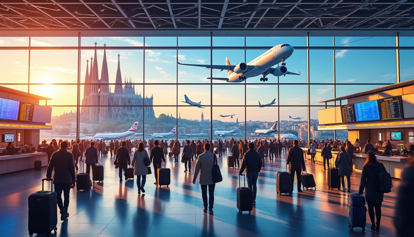 discover the best deals on flights to barcelona with a variety of airline options to suit every budget and preference. explore the vibrant culture, stunning architecture, and delectable cuisine of this catalan capital. book your journey now for an unforgettable experience!