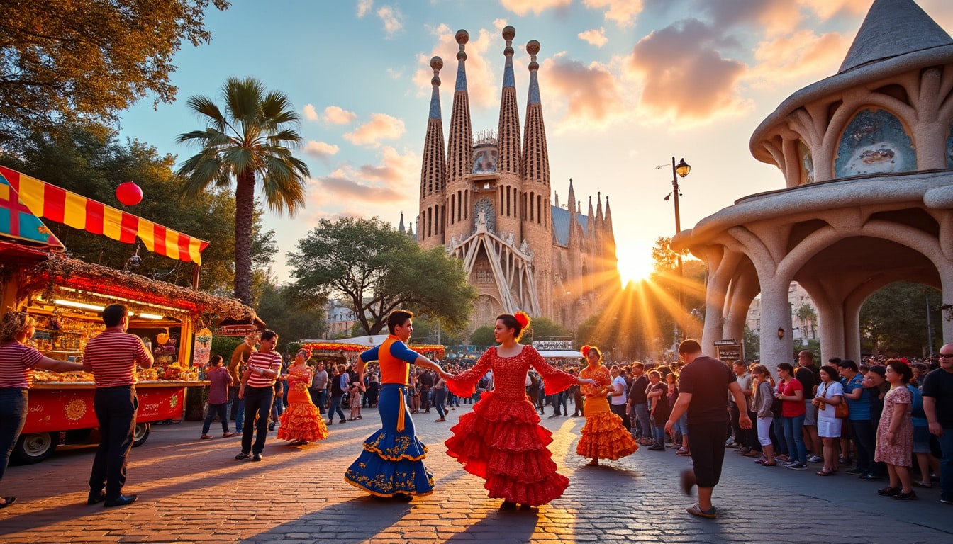 discover the vibrant holidays and celebrations in barcelona, from the colorful la mercè festival to the joyful sant jordi's day. experience the unique traditions, delicious local cuisine, and unforgettable cultural events that make barcelona a festive paradise year-round.