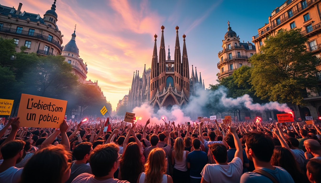 explore the ongoing protests and social unrest in barcelona as citizens voice their concerns over political issues, economic challenges, and social justice. discover the reasons behind these demonstrations and their impact on the vibrant culture of this iconic city.