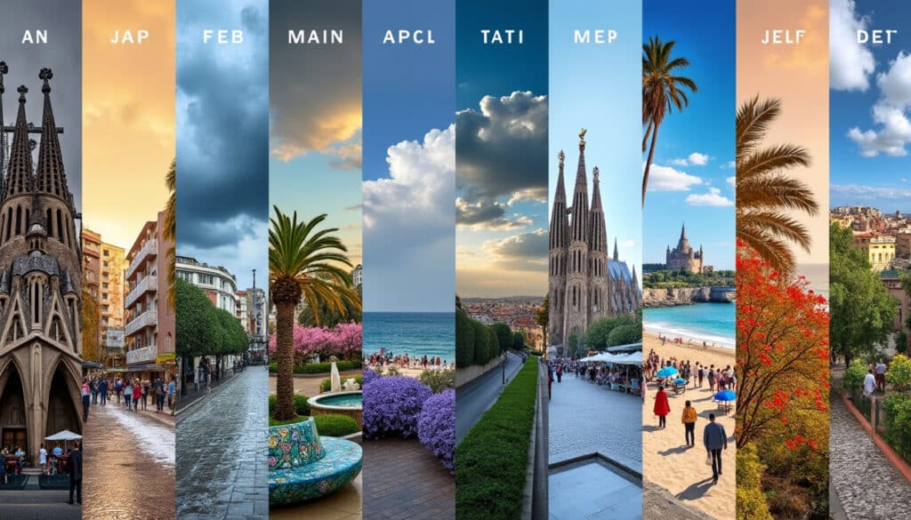 discover the monthly weather patterns in barcelona with our comprehensive guide. from sunny summers to mild winters, find out what to expect and plan your perfect visit to this vibrant city!