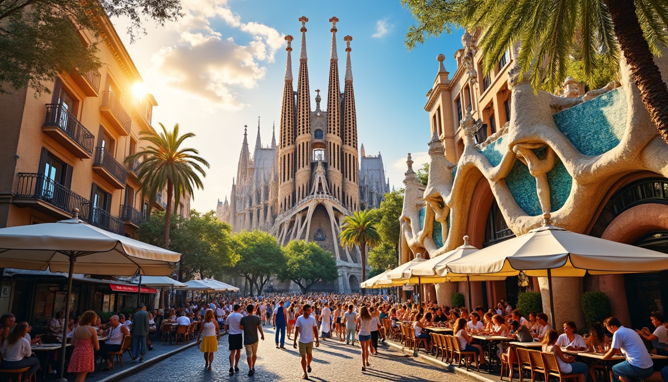 discover the vibrant essence of barcelona through its stunning sights, enticing scents, and unique atmosphere. immerse yourself in the city's rich culture and experience the artistry and warmth that define this enchanting destination.