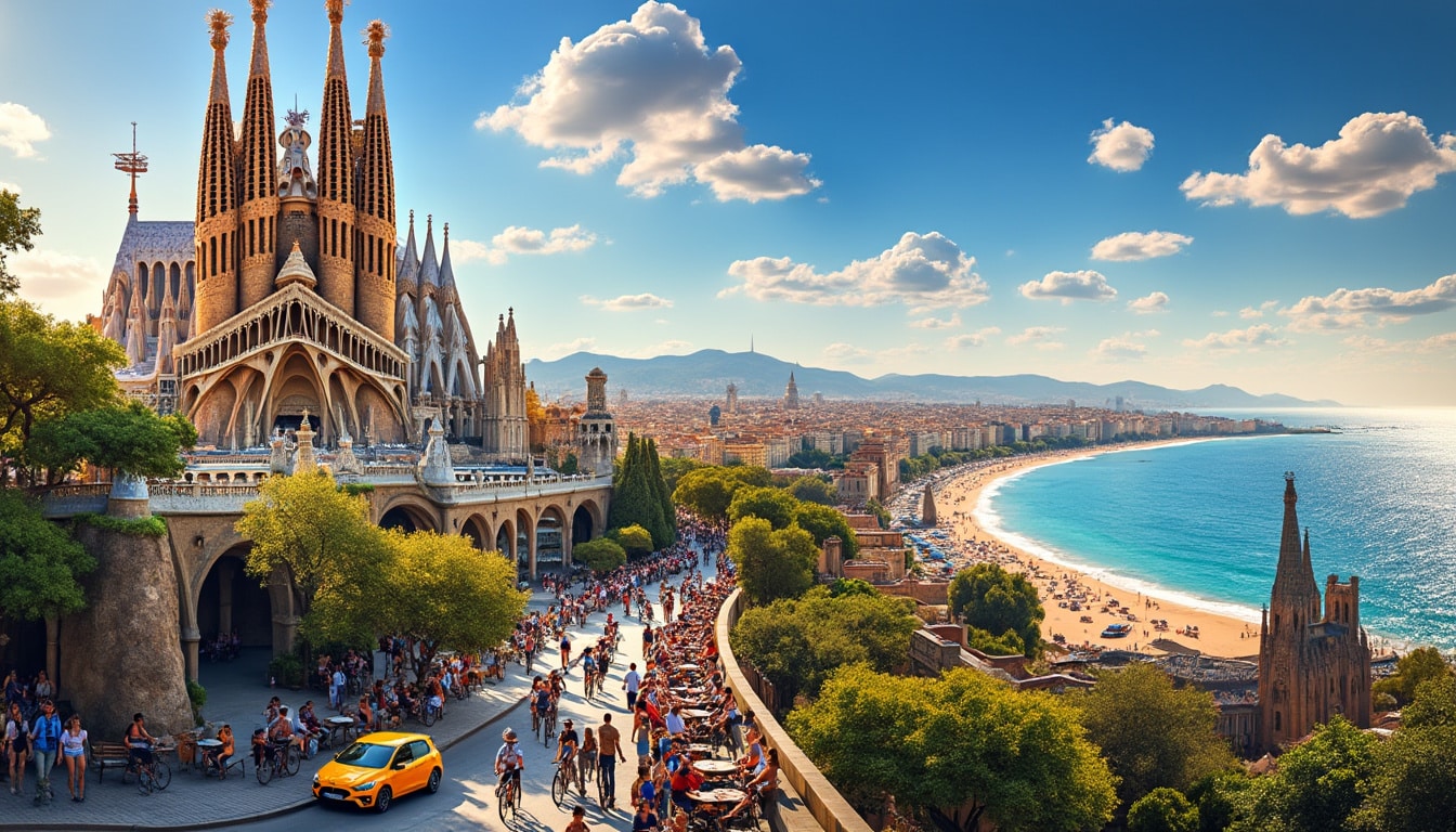 discover the vibrant city of barcelona with our guide to top attractions, must-see sights, and exciting activities. explore iconic landmarks like the sagrada familia, wander through the historic gothic quarter, and indulge in delicious local cuisine. uncover the best experiences that make barcelona a unique travel destination.